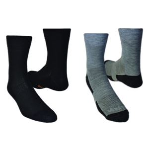 Vavrys Light Trek CoolMax 2-pack ponožky šedá+černá 43-45