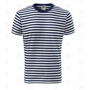 Sailor pruhované triko krátký rukáv  navy blue L