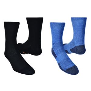 Vavrys Light Trek CoolMax 2-pack ponožky modrá+černá 34-36