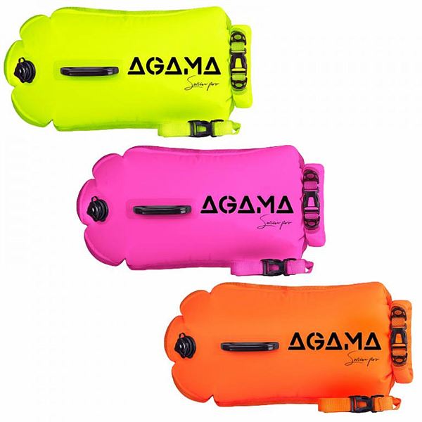 Agama SWIM PRO + světlo FLASH plavecká bójka a suchý vak