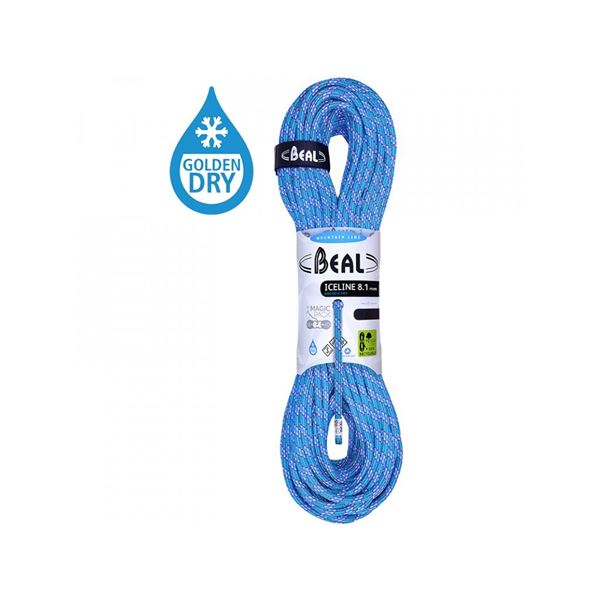 Beal Ice Line Unicore Golden Dry 8,1 mm poloviční lano