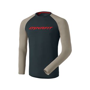 Dynafit 24/7 Long Sleeve Shirt pánské funkční triko blueberry rock khaki L