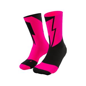 Dynafit No Pain No Gain socks ponožky pink glo/black out 35-38