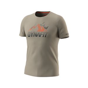 Dynafit Transalper Graphic S/S Tee pánské triko rock khaki S