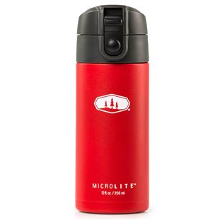 GSI Glacier Stainless Microlite 350ml Flip, red