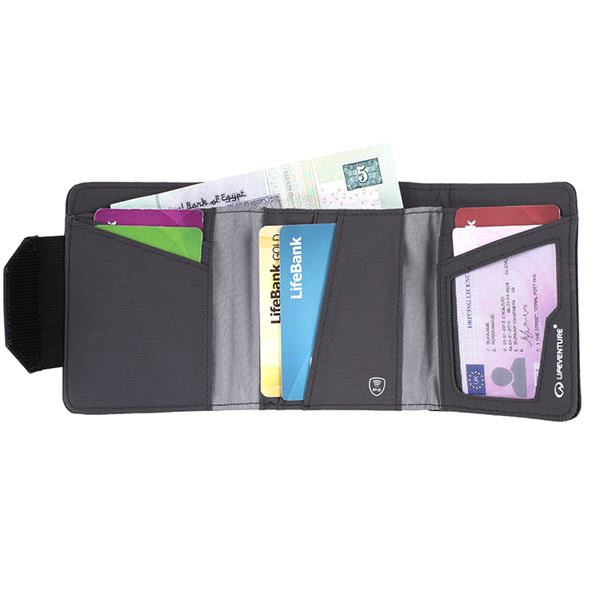 Lifeventure RFiD Tri-Fold Wallet peněženka