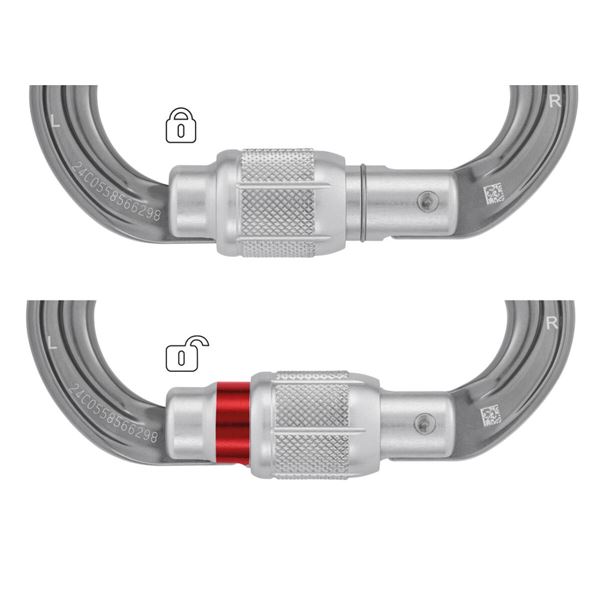 Petzl OMNI SCREW LOCK vícesměrová karabina