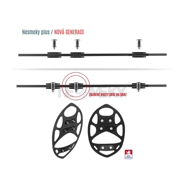 Nesmeky PLUS  - protiskluzové návleky na obuv