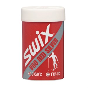 Swix V60 stoupací vosk červený (SILVER) 45g