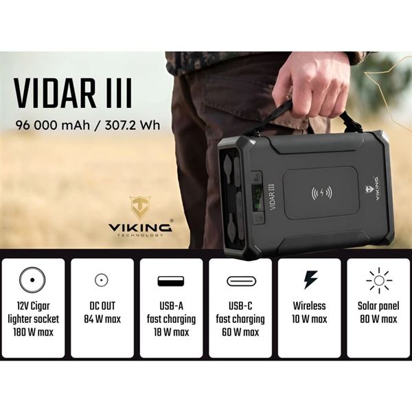 Viking VIDAR III powerbanka