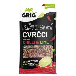 Grig Křupaví cvrčci Chilli & Lime
